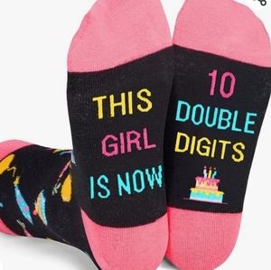 Girls 10th Birthday Novelty Socks